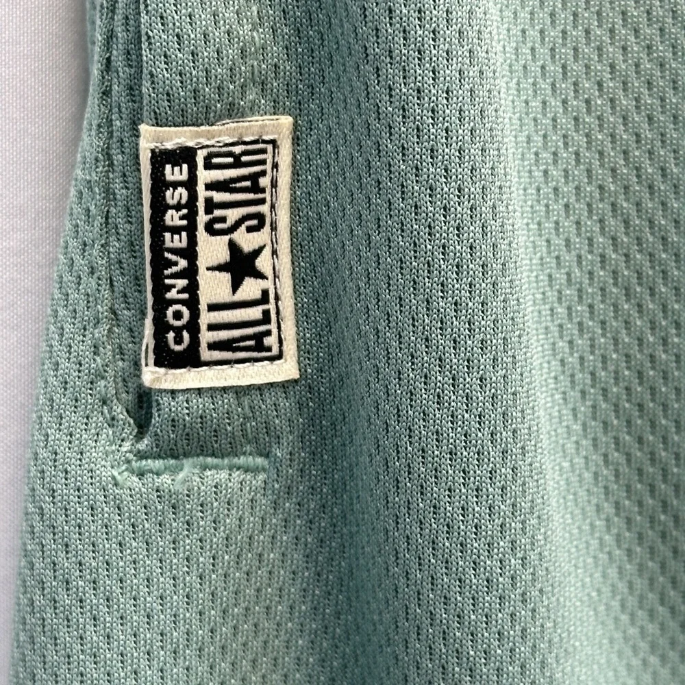 Converse Boys Drawstring Elastic Waist Active Shorts - Jade Green - size Small